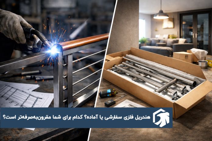هندریل فلزی سفارشی